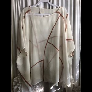 Beautiful sheer overlay